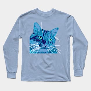 Onion the Blue Cat Long Sleeve T-Shirt